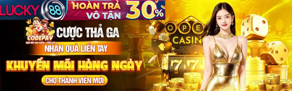 Khuyến mãi chào mừng lucky888 win